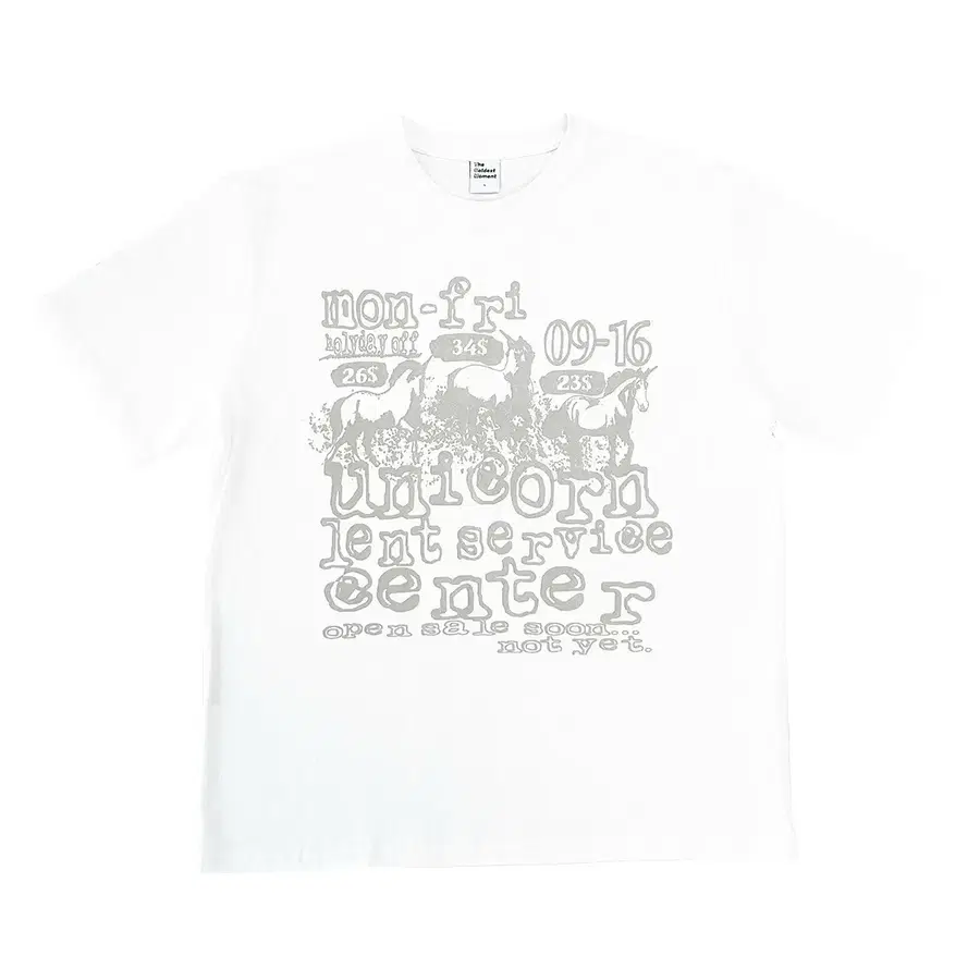 더콜디스트모먼트 TCM unicorn T (white)