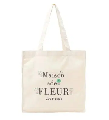 새상품 Maison de FLEUR 코지코지 토트백 화이트