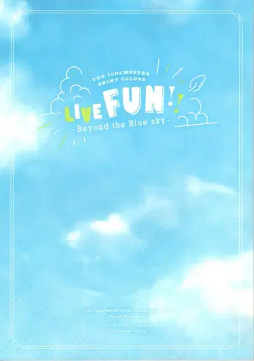 이벤트 팜플렛 THE IDOLM@STER SHINY COLORS LIVE FUN! -Beond the Blue sky- 2024년