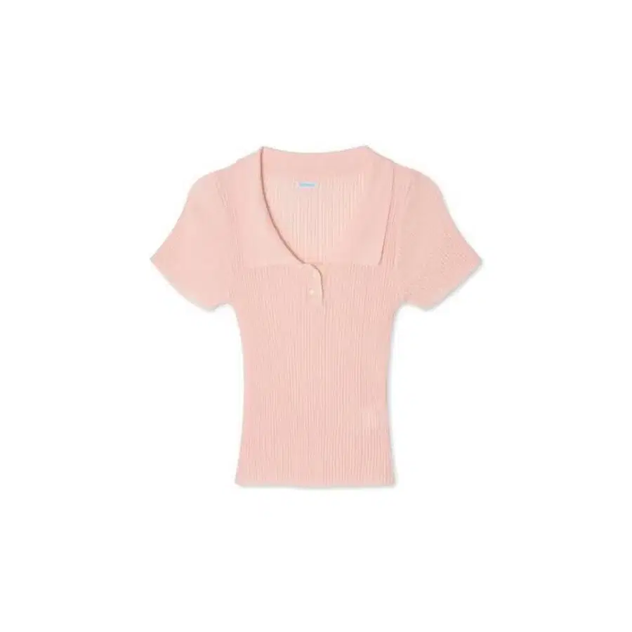 타낫 리브드 카라 니트 ribbed collar knit 핑크