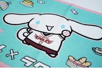 시나모롤 라쿠텐 이글스 콜라보 미니 타월
