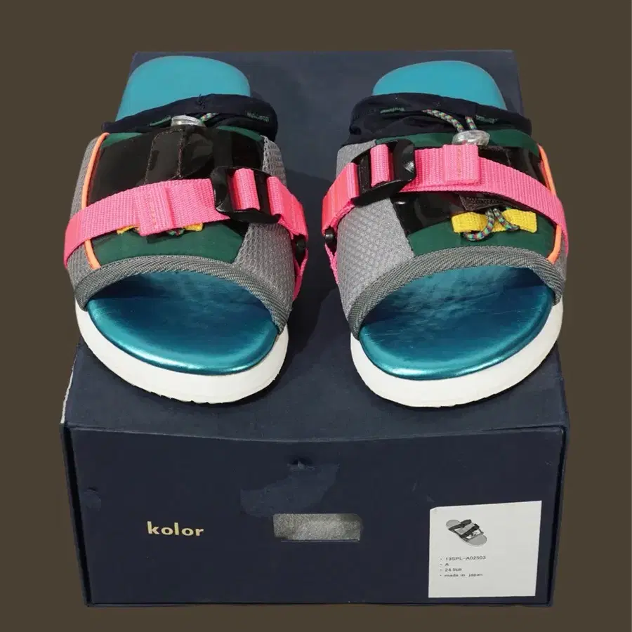 Kolor 컬러 도킹 샌들 슬리퍼