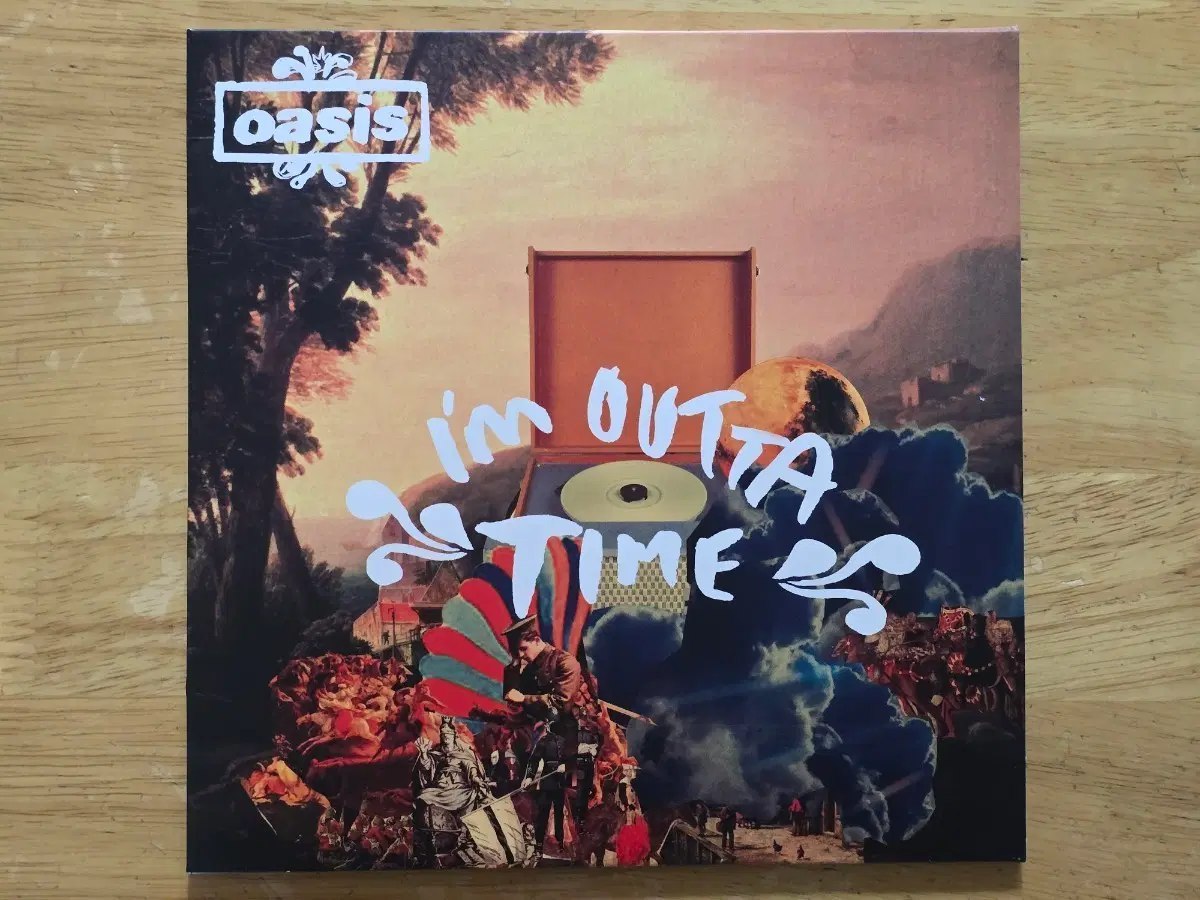 LP 레코드 oasis 오아시스 - I'm Outta Time 영국반