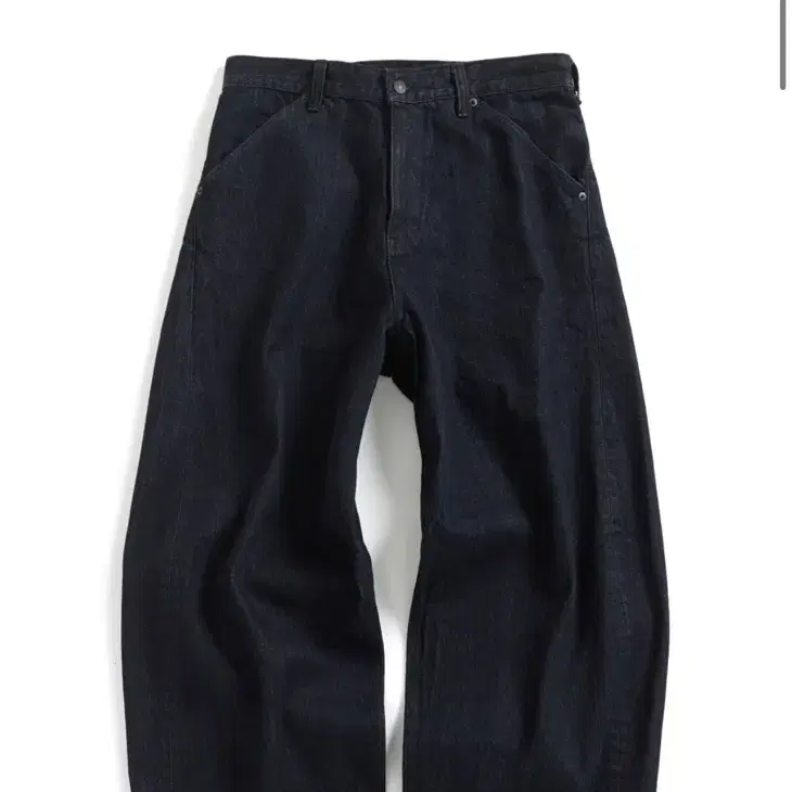 해칭룸 와이드 커브진 인디고 3사이즈