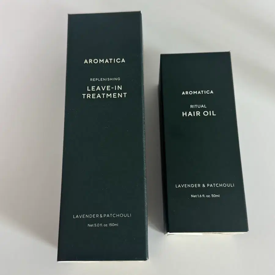 아로마티카 리츄얼 헤어 오일 50ml + 리브인 트리트먼트 150ml