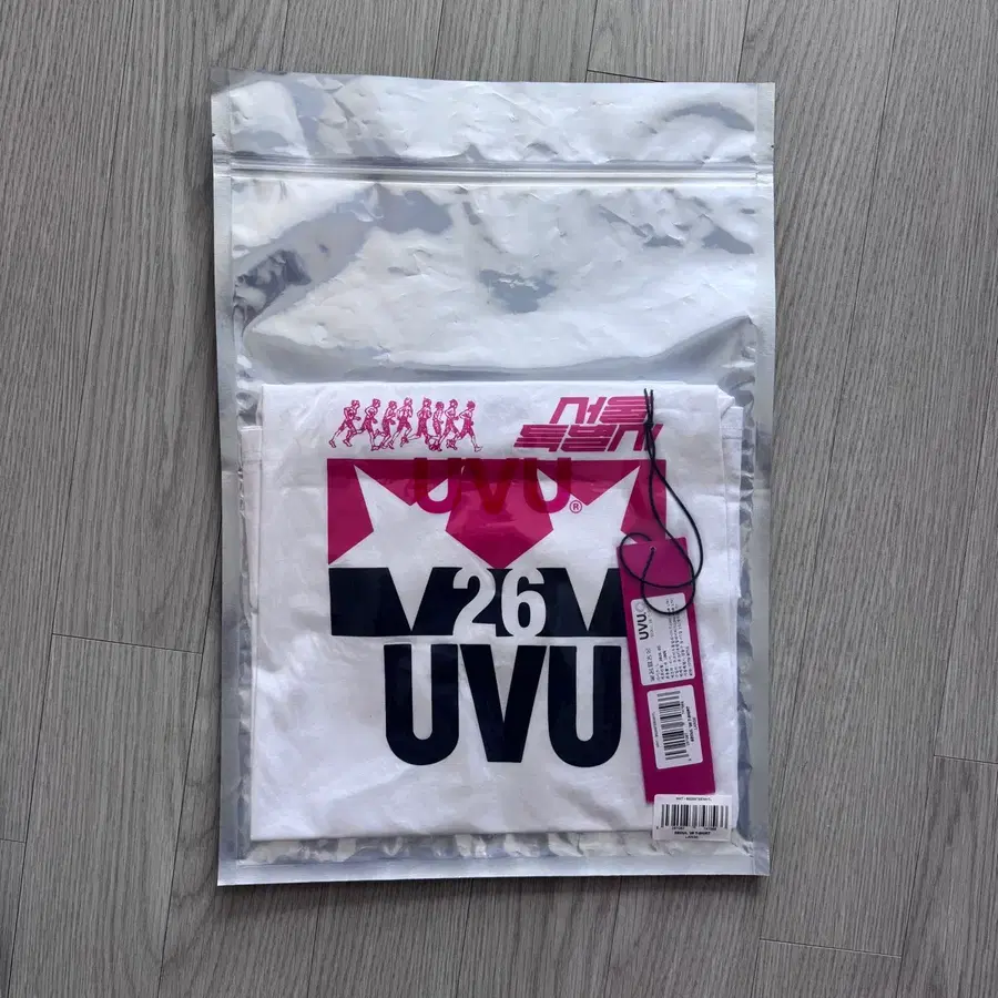 [L] UVU 서울 '26 티셔츠 화이트