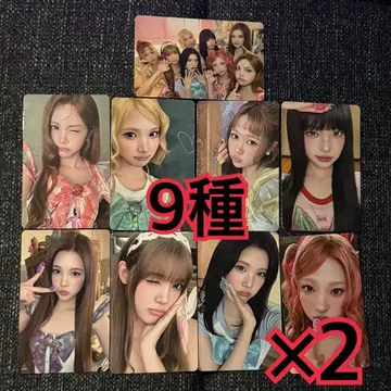 hearts2hearts 럭키 드로우 트레이딩 카드 9종 x 2 타워 레코드 하투하