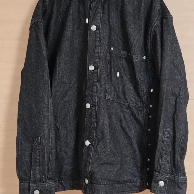 ZARA 후드 오버핏 데님 자켓 L