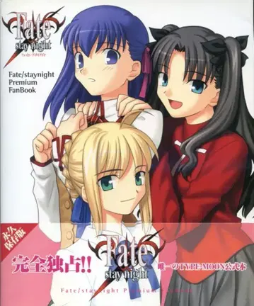 소라 출판 Fate/stay night 프리미엄 팬북 (오비 포함) (부록 포함)