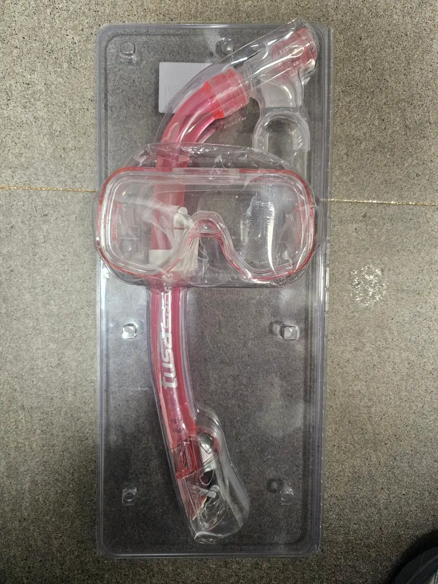 [브랜드] 스노클링 마스크 세트 레드