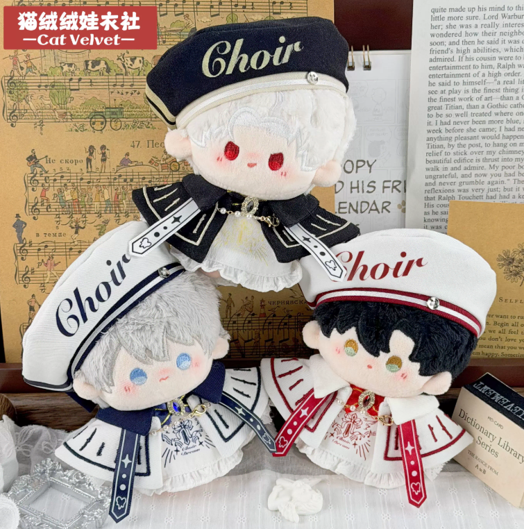 10cm 인형옷 합창단