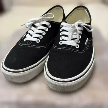 Vans Authentic 블랙 스니커즈