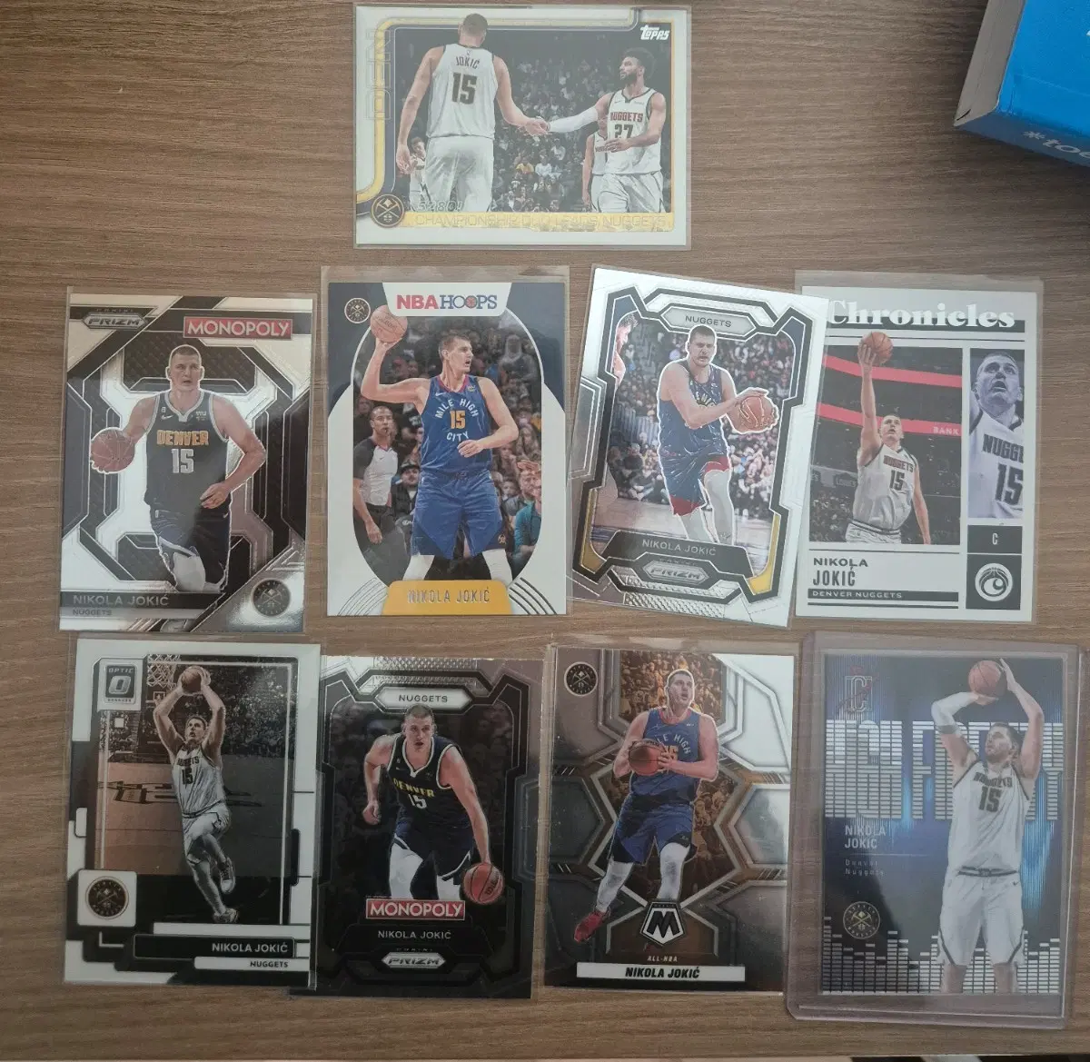 NBA 덴버 너겟츠 니콜라 요키치 농구 카드 9장 세트
