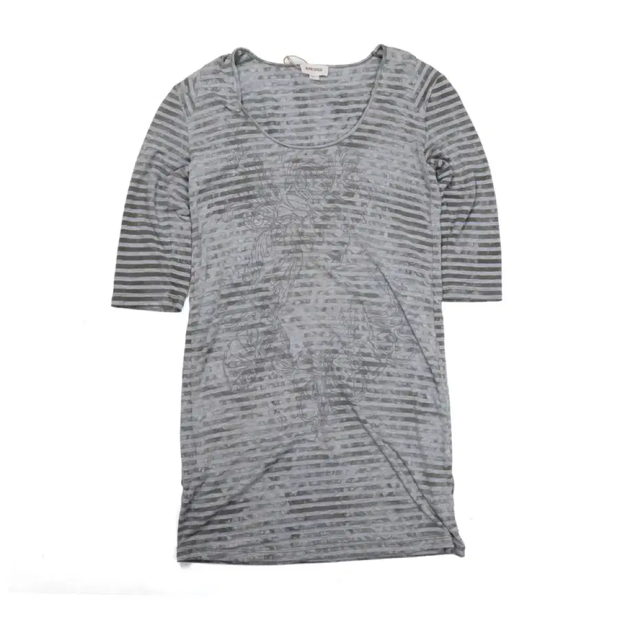 디젤 Disel Stripe Pattern T-shirt