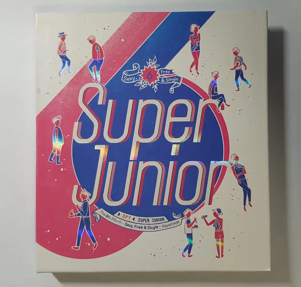 슈퍼주니어 - 정규 6집 리패키지 Spy (포토카드 없음)
