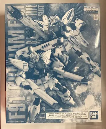 반다이 MG 1/100 기동전사 건담 F91 MSV 건담 F91 Ver.2.0 백캐논 장착형 & 트윈 베스바 장착형
