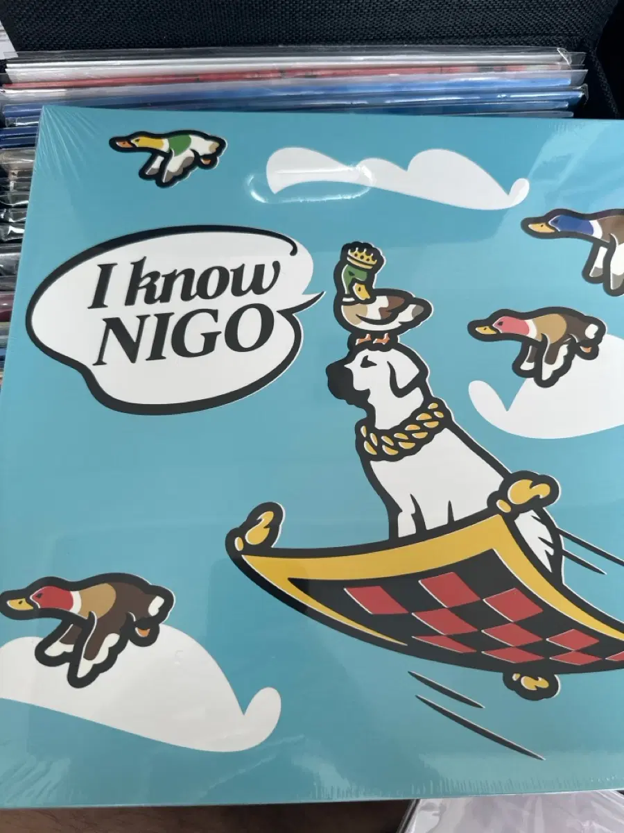 I know nigo lp 미개봉 블루반
