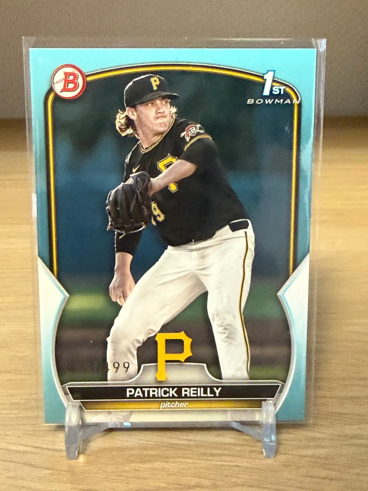 [MLB] 피츠버그 패트릭 라일리 스카이 블루 루키 (/499)