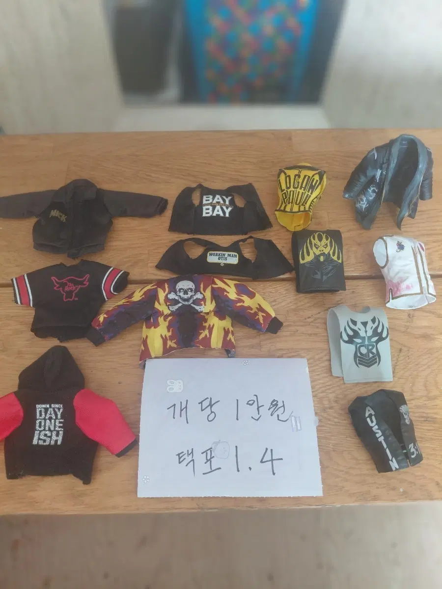 wwe 피규어 의상 정리
