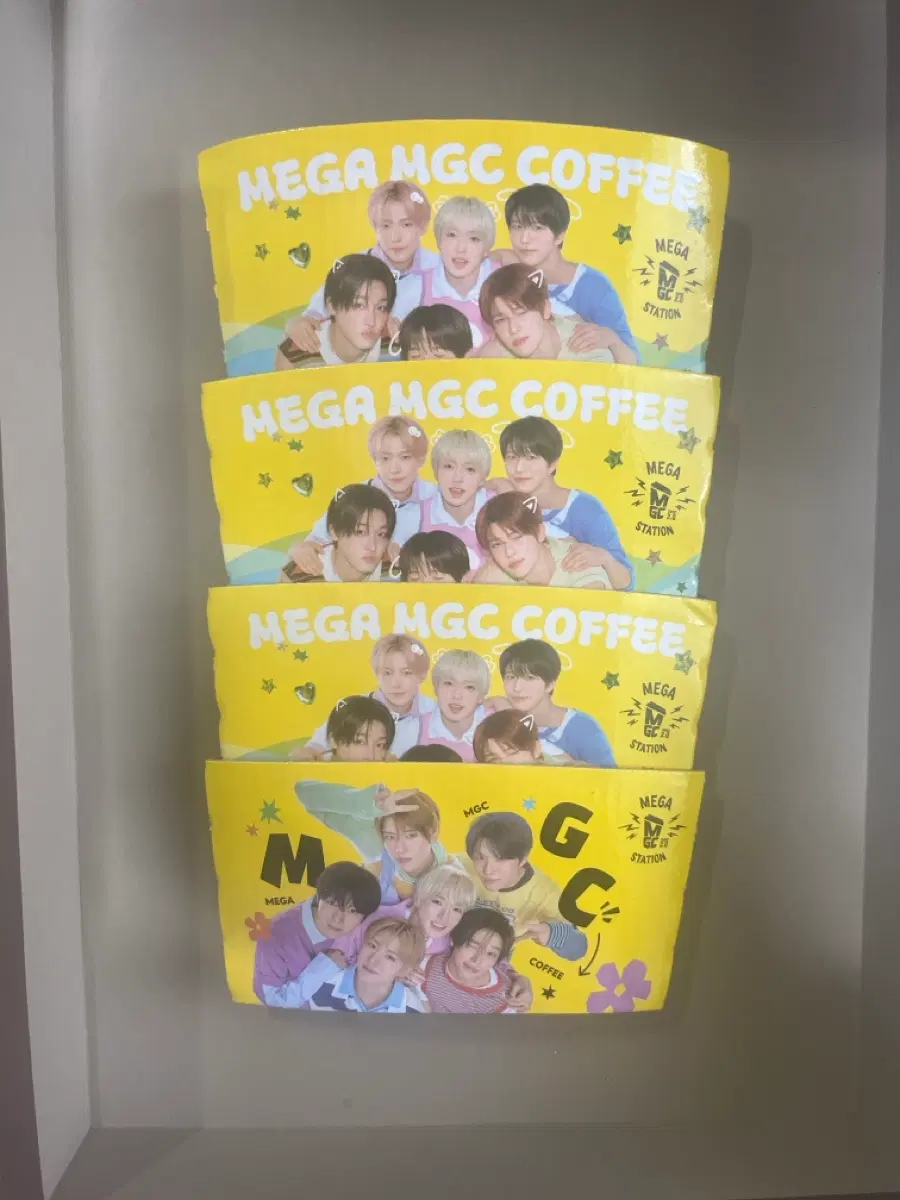 MGC메가커피 엔시티 위시 컵홀더 4개 일괄