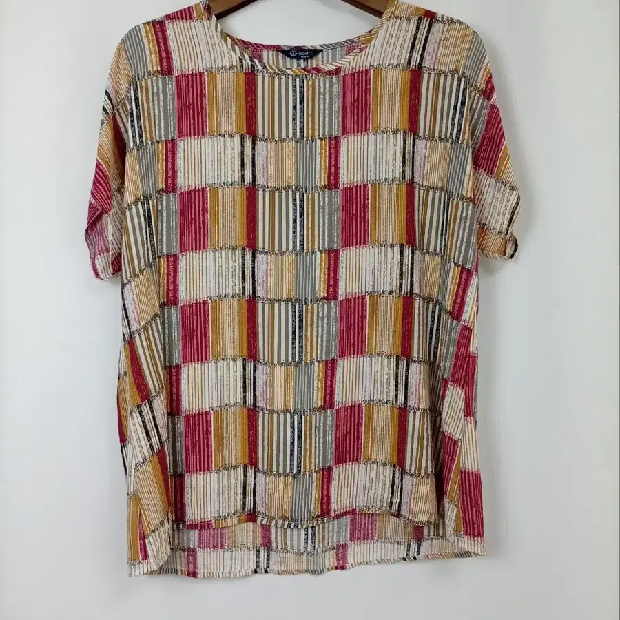 WOOIL 레이온 나일론 혼방 반팔티셔츠/2XL/하이구제3294