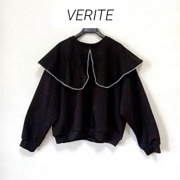 VERITE 펄 장식 블랙 M~L 사이즈 대응
