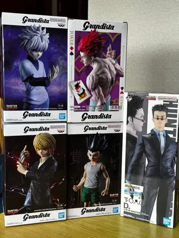 HUNTER x HUNTER 피규어 5체 세트