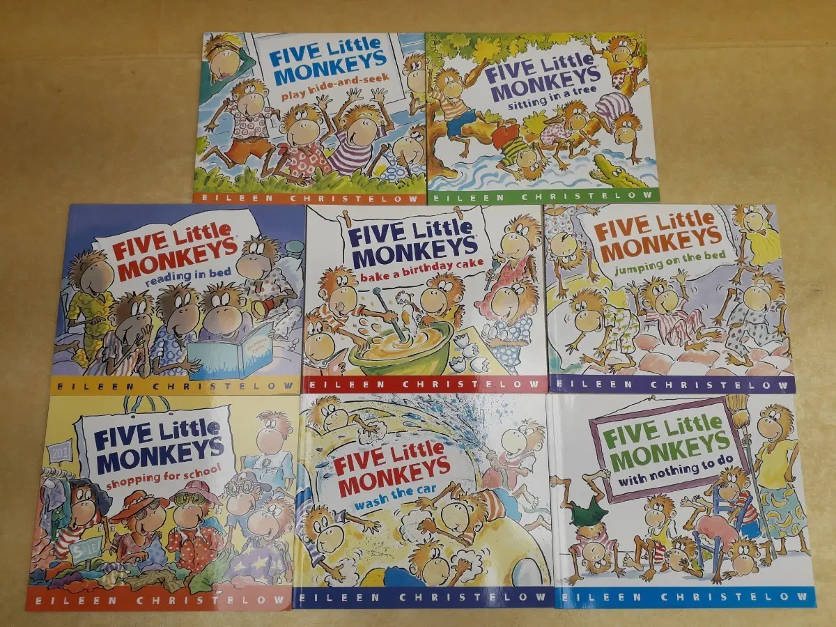 Five Little MONKEYs 시리즈총 8권