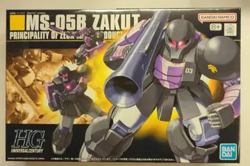 BANDAI SPIRITS HGUC 1/144 반다이남코판 자쿠I 검은 삼연성 사양 8+ 표기 068
