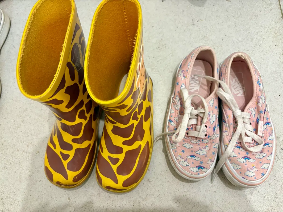 여아 170 신발(레인부츠, Vans )