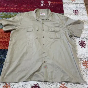 Dickies 반팔 워크 셔츠 베이지 3XL USA제 90s