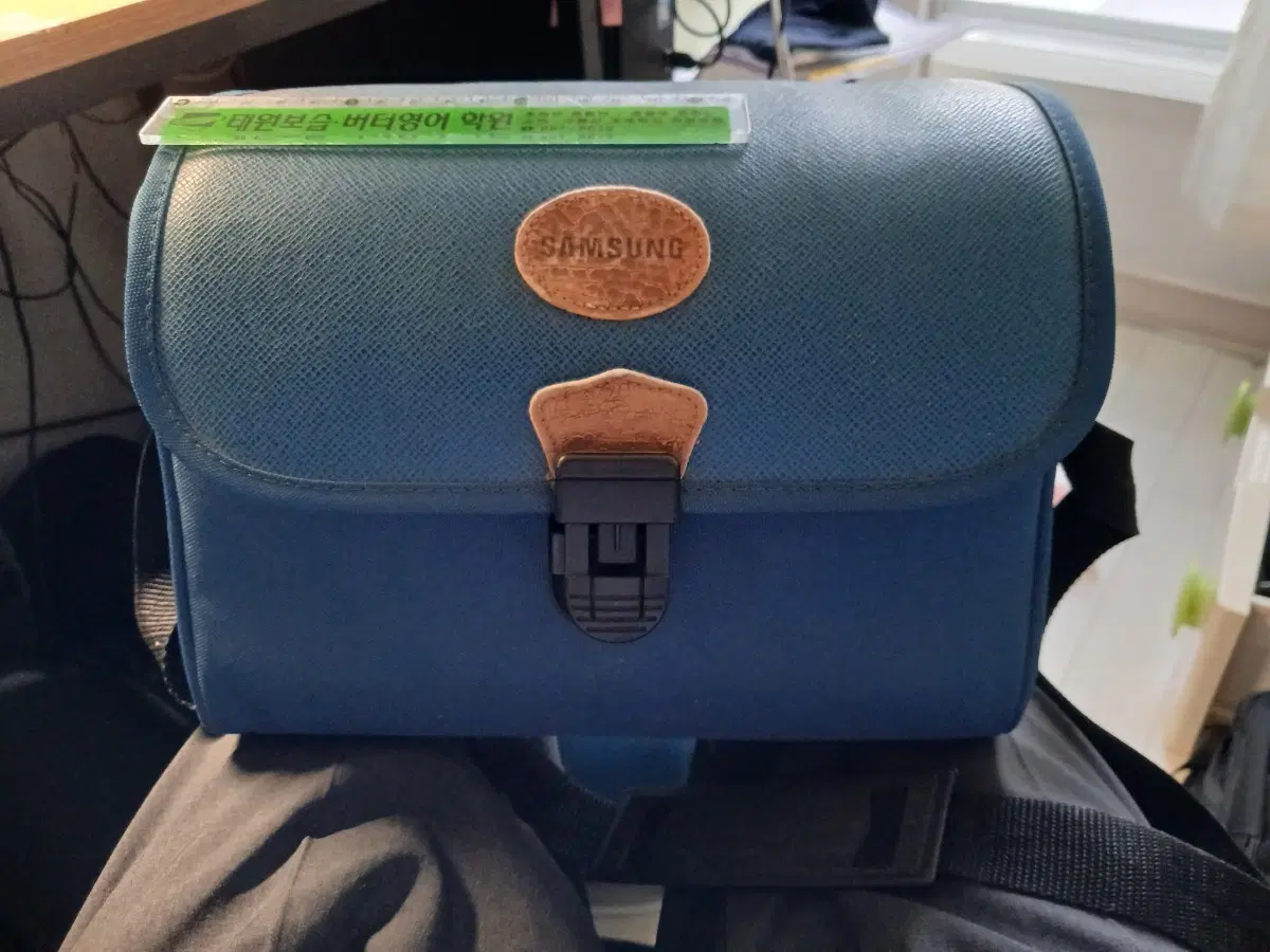 삼성 카메라 가방 블루