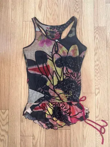 Desigual 그래픽 슬리브리스 튜닉