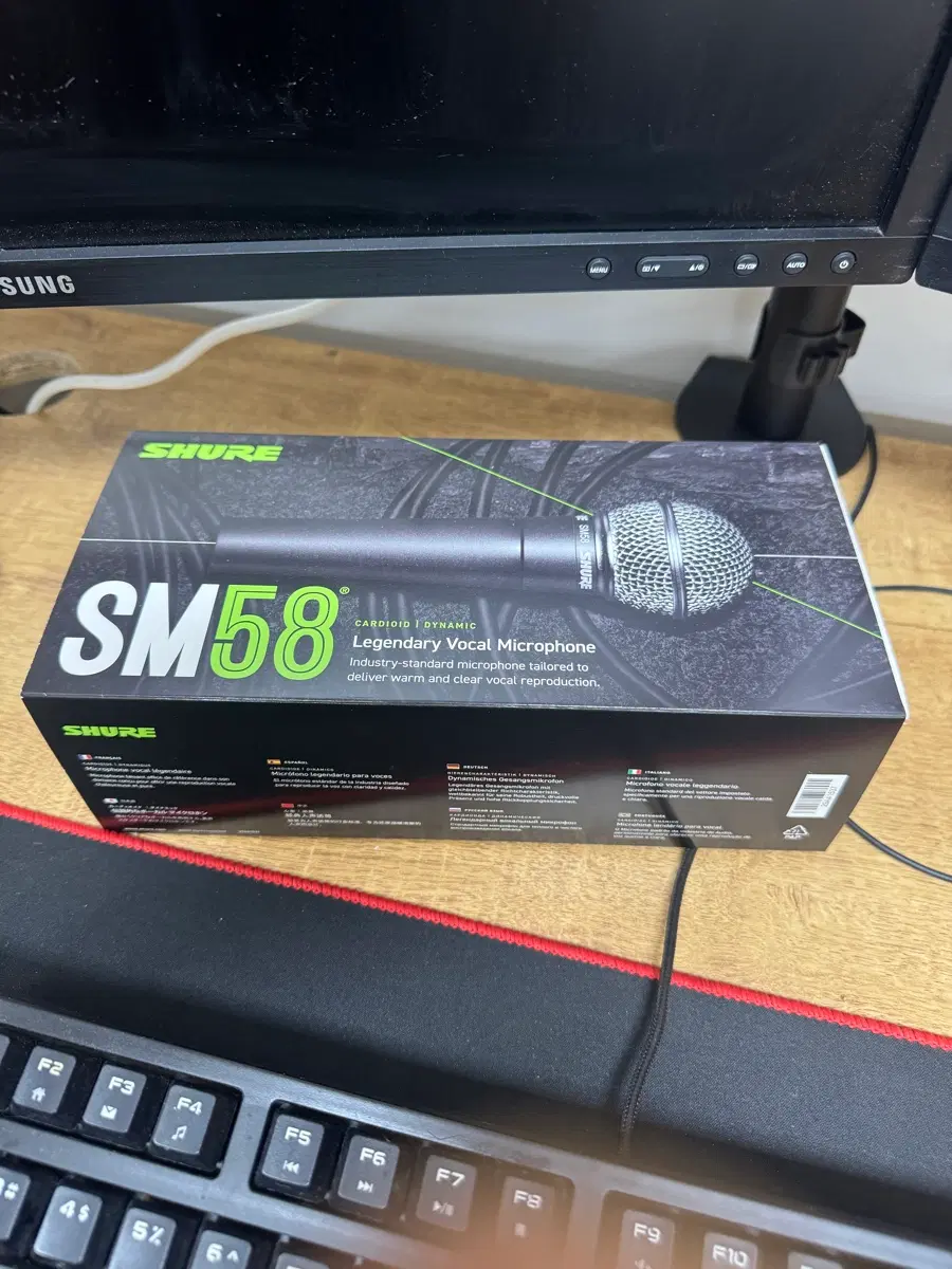 슈어 SM58K-LC 다이나믹마이크신품
