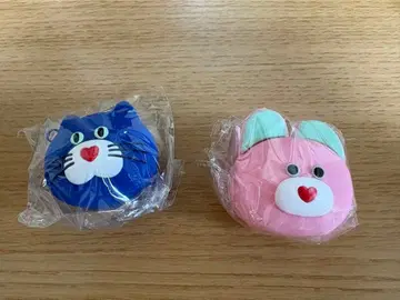 mojojojo 실리콘 파우치 블루, 핑크