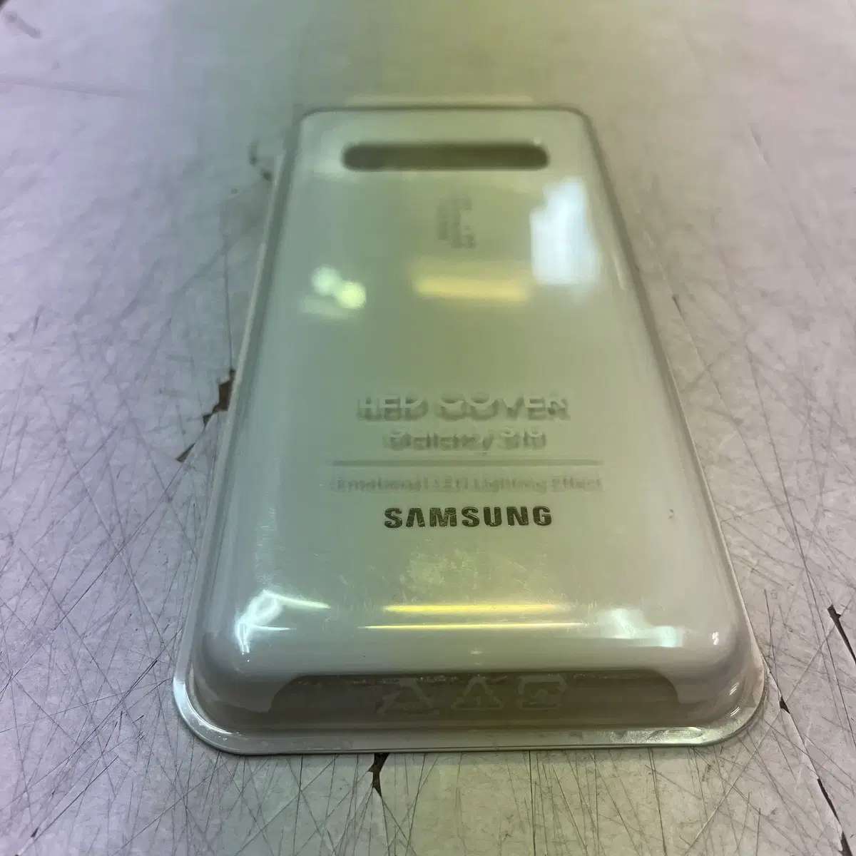 삼성정품(미개봉/새상품) 삼성 갤럭시 S10  정품 LED 커버 케이스 화이트 +고급필름증정