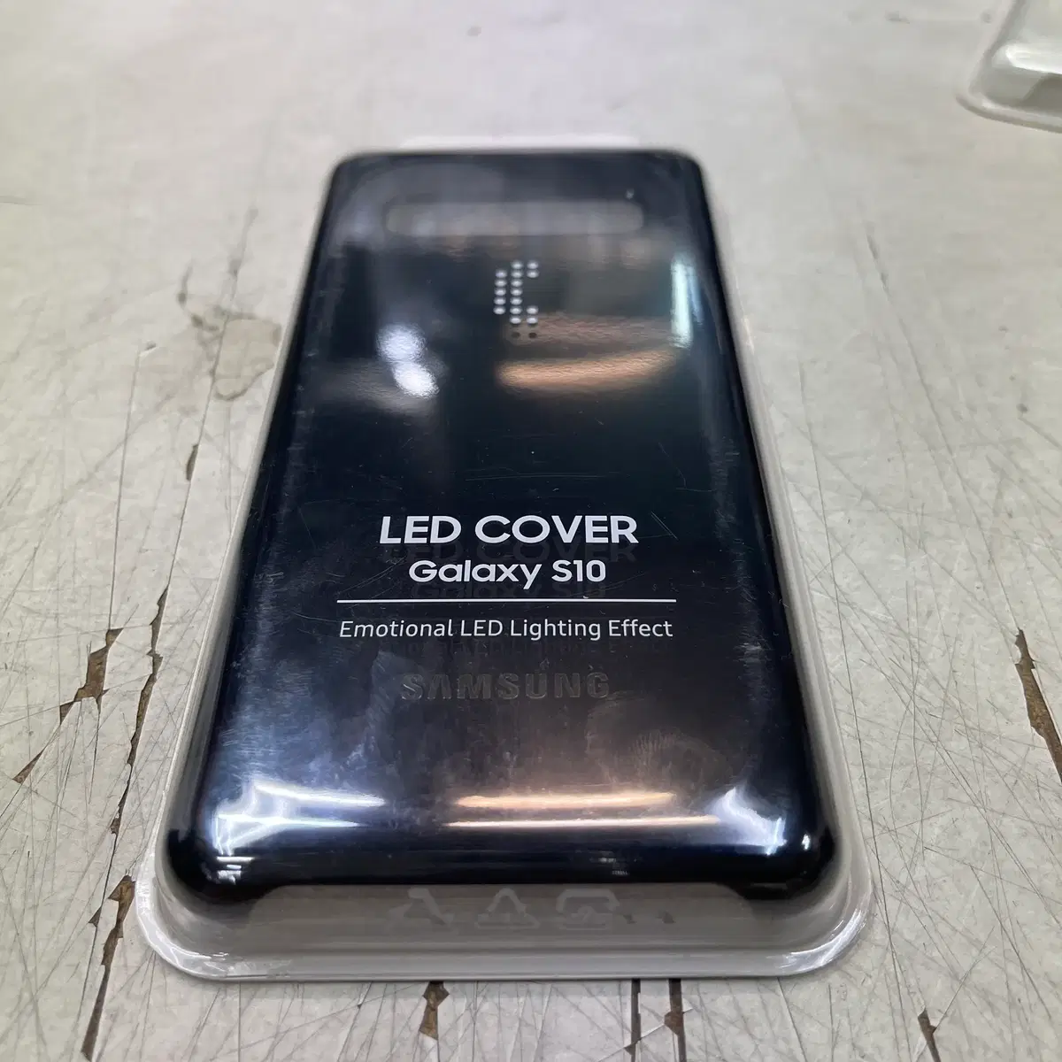 (미개봉/새상품) 삼성 갤럭시 S10 정품 LED 커버 케이스 블랙+고급필름증정