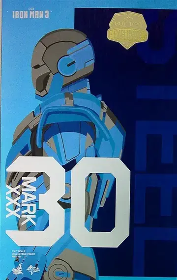 HOTTOYS MOVIE MASTERPIECE IRON MAN MARK 30 / BLUE STEEL MMS391