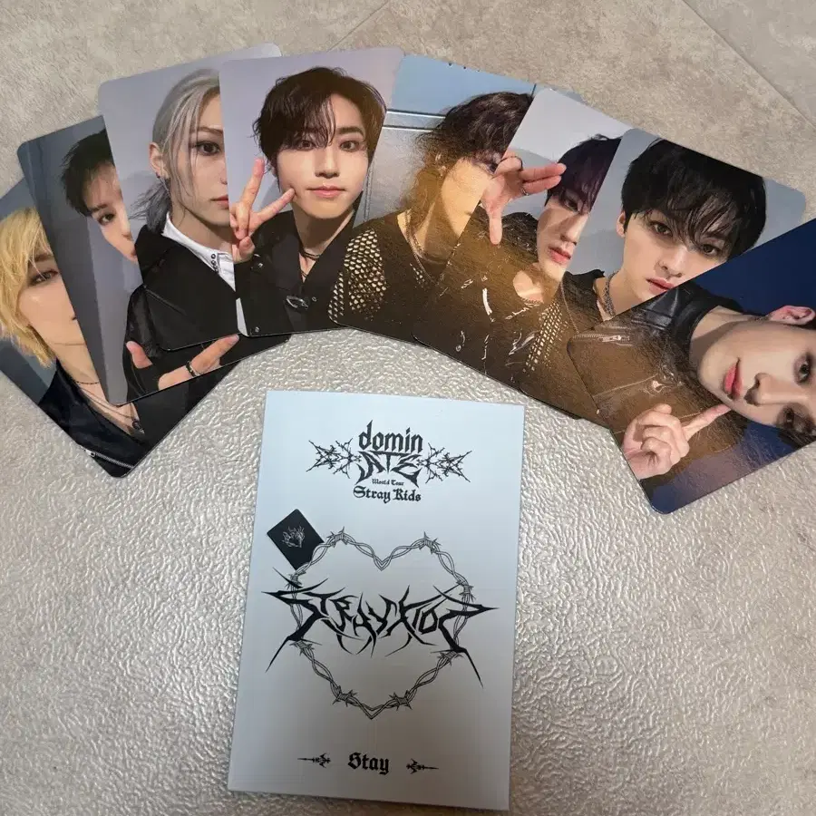 straykids 스트레이키즈 스키즈 dominate world tour stay zone 도미네이트 월드투어 스테이 존 포카 세트 방찬 리노 창빈 현진 한 필릭스 승민 아이엔