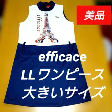 efficace 여성용 골프웨어 원피스 LL 빅 사이즈 새상품급