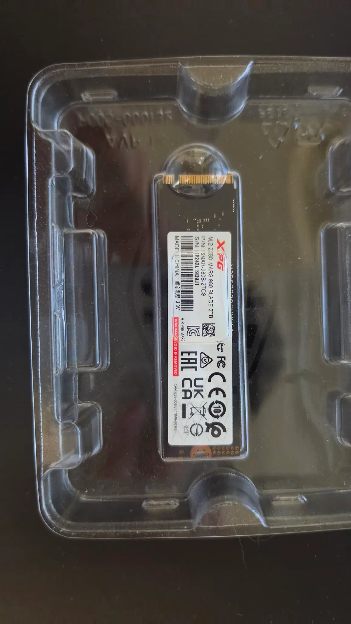 ADATA XPG MARS 980 BLADE M.2 NVMe 2TB