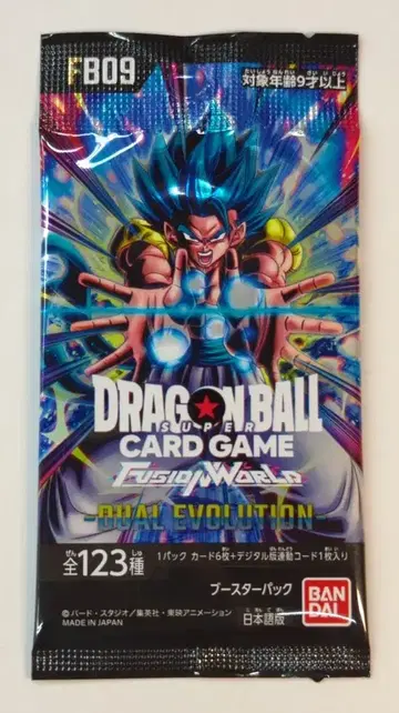 BANDAI 드래곤볼 슈퍼 카드 게임 퓨전 월드 DUAL EVOLUTION 1팩
