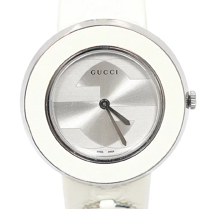 Gucci(구찌) YA129415 35MM 스틸 쿼츠 U-Play 유플레이 여성시계 + 메쉬 스트랩 MUJ56799GU
