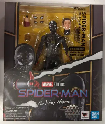 BANDAI SPIRITS S.H.Figuarts 스파이더맨 / 노 웨이 홈 스파이더맨 [블랙&골드 수트] (스파이더맨: 노 웨이 홈)