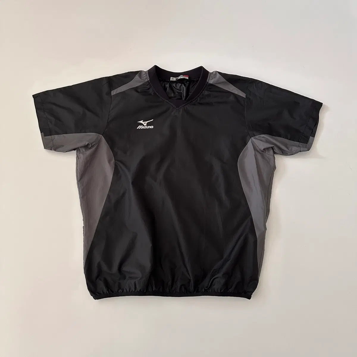 미즈노 mizuno 로고 반팔 웜업