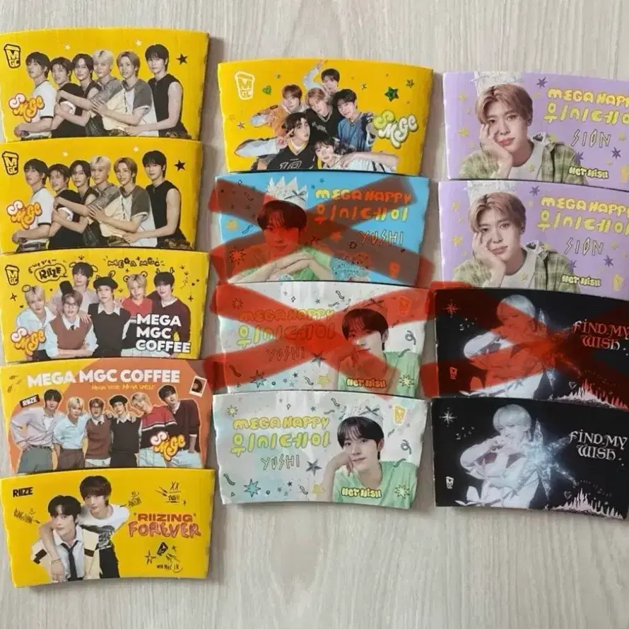 라이즈 RIIZE 엔시티 위시 NCT WISH 메가 컵홀더 유우시시온사쿠야