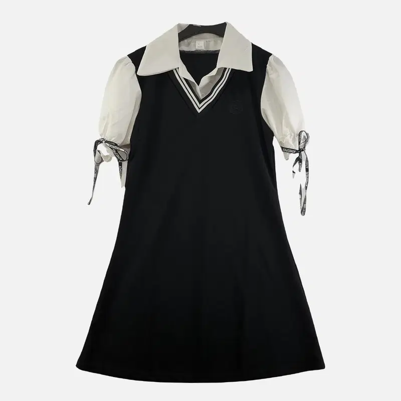 블랙 여자 원피스 S N9959