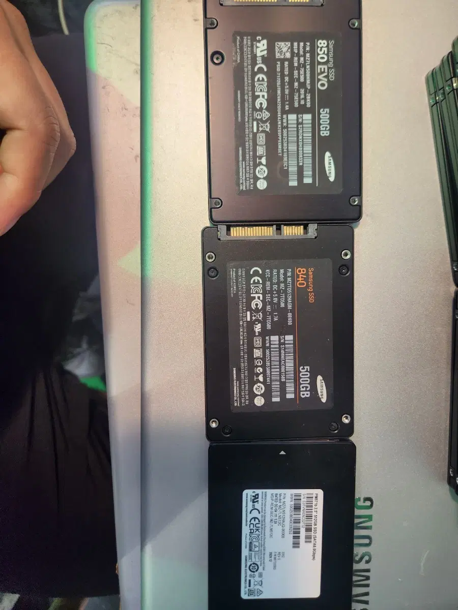 삼성 ssd 500g 3개 일괄판매