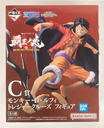 BANDAI SPIRITS 제일복권 원피스 패왕의 조짐 with ONE PIECE TREASURE CRUISE C상 몽키 D 루피 트레저 크루즈 피규어