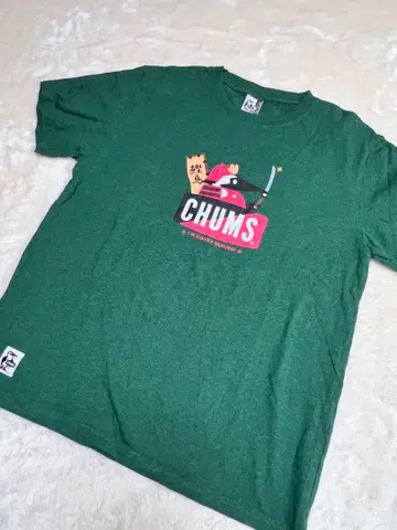 CHUMS 참스 사무라이 부비버드 가쓰오지마 티셔츠